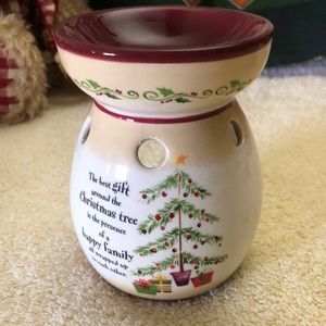 GANZ CERAMIC CHRISTMAS TART BURNER  - The best gift…5”x4”